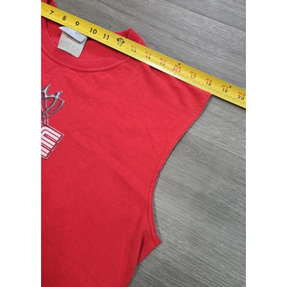 Vintage Y2K Nike Basketball Tank Top Youth XL Hoops Graphic Muscle Tee Athletic